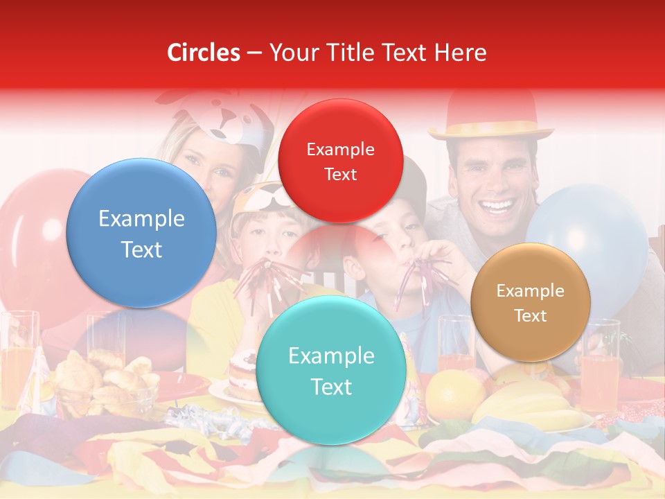 Funny Relationship Clown PowerPoint Template