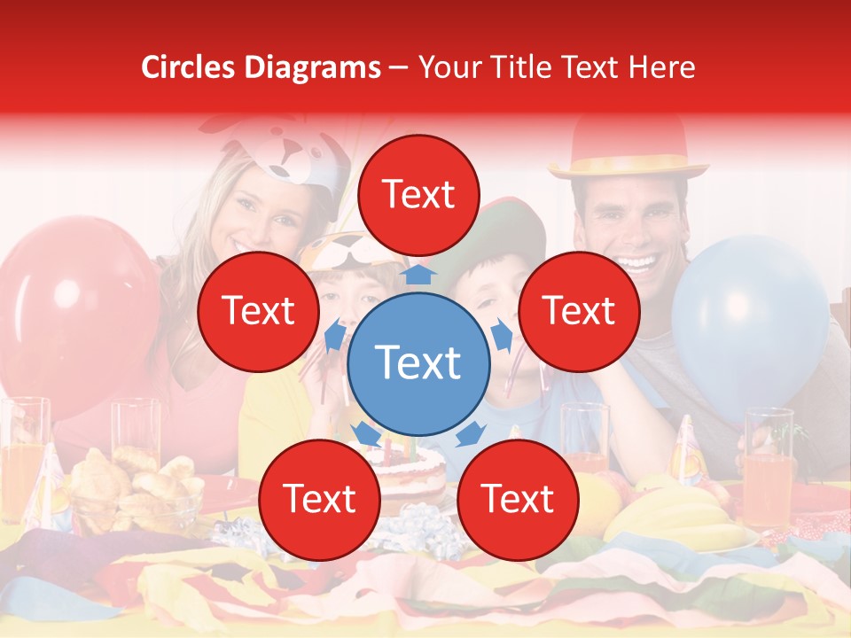 Funny Relationship Clown PowerPoint Template