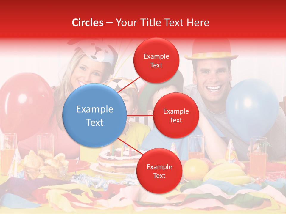 Funny Relationship Clown PowerPoint Template