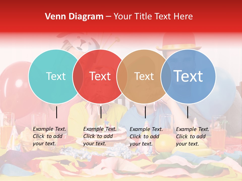 Funny Relationship Clown PowerPoint Template
