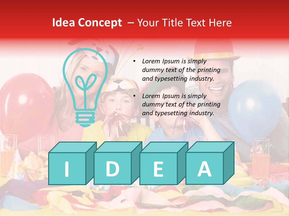 Funny Relationship Clown PowerPoint Template