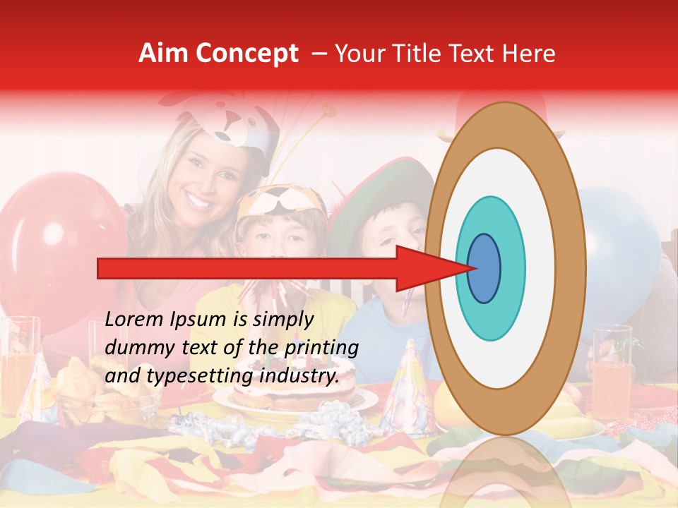 Funny Relationship Clown PowerPoint Template