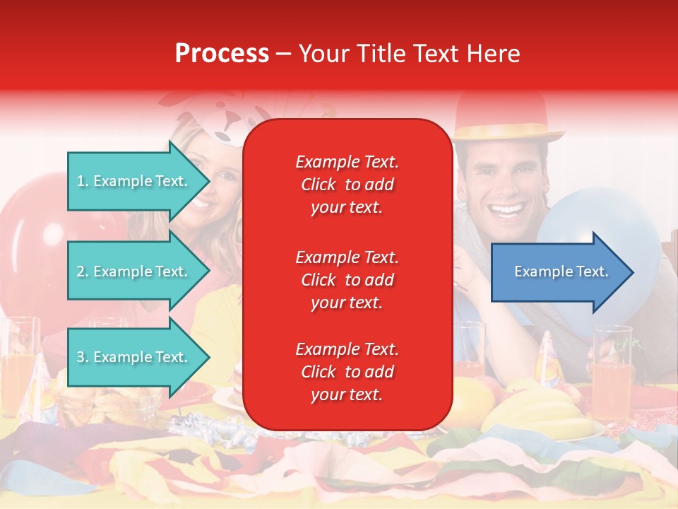 Funny Relationship Clown PowerPoint Template
