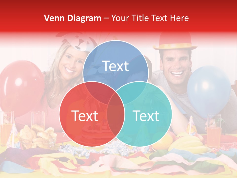 Funny Relationship Clown PowerPoint Template