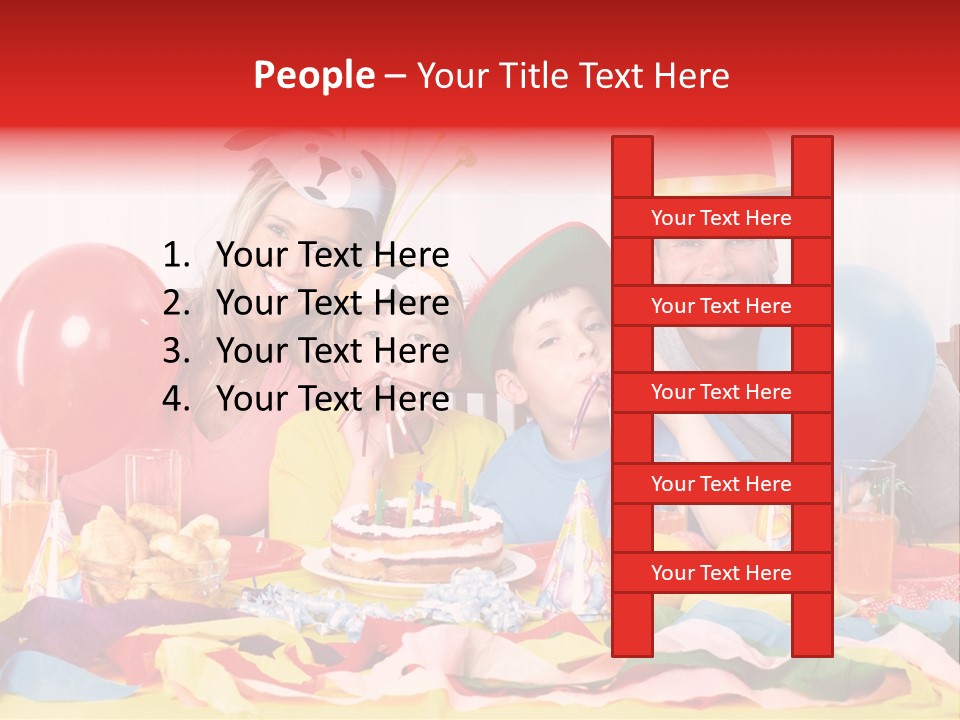 Funny Relationship Clown PowerPoint Template