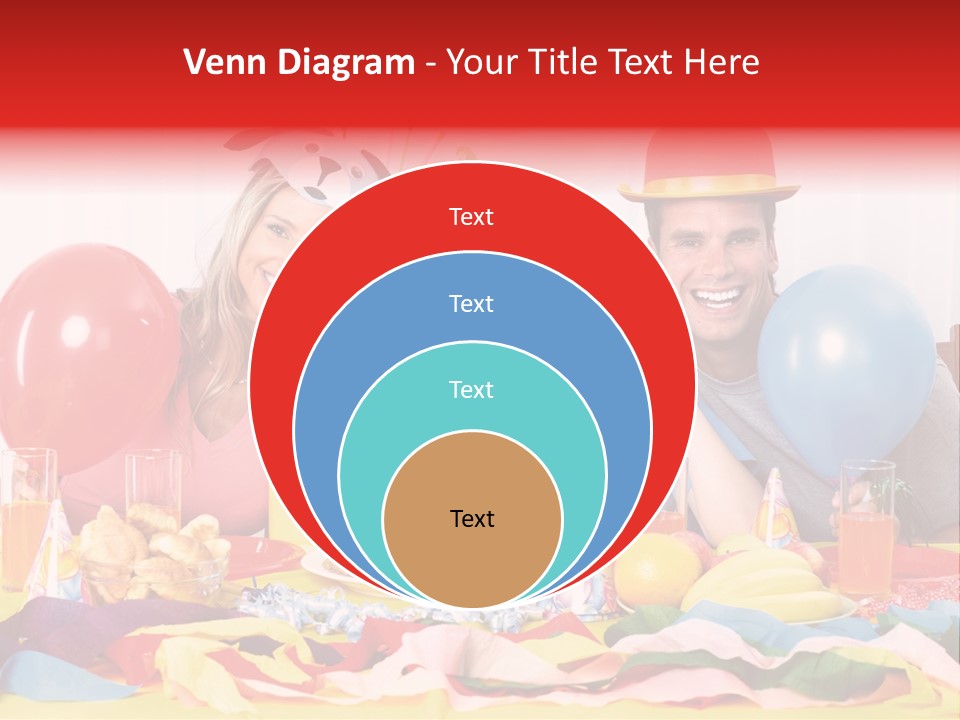 Funny Relationship Clown PowerPoint Template
