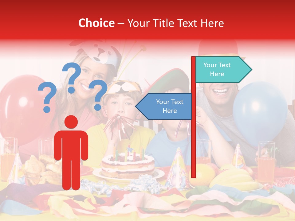 Funny Relationship Clown PowerPoint Template