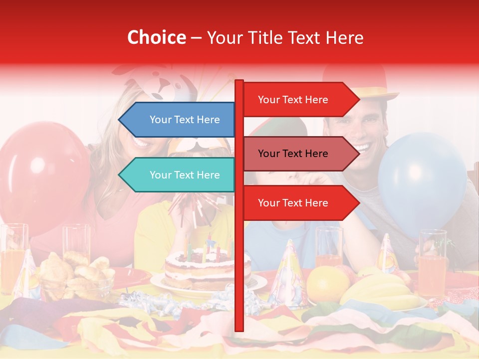 Funny Relationship Clown PowerPoint Template