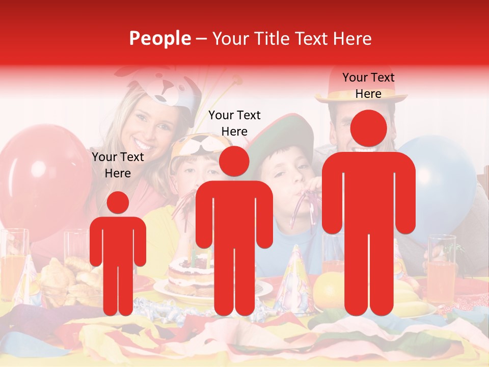 Funny Relationship Clown PowerPoint Template