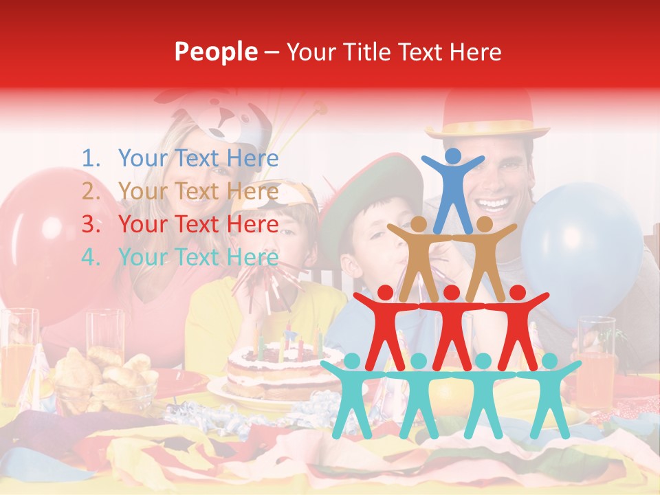 Funny Relationship Clown PowerPoint Template