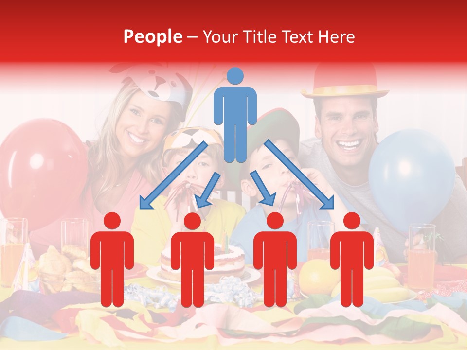 Funny Relationship Clown PowerPoint Template