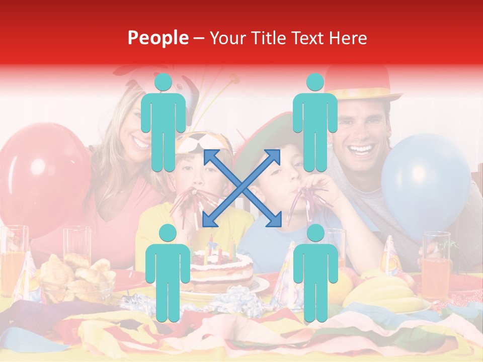 Funny Relationship Clown PowerPoint Template