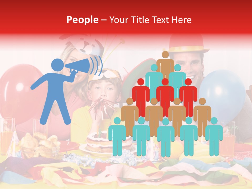 Funny Relationship Clown PowerPoint Template