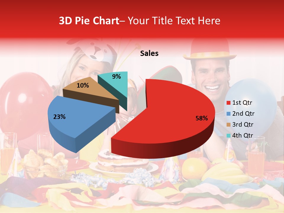 Funny Relationship Clown PowerPoint Template