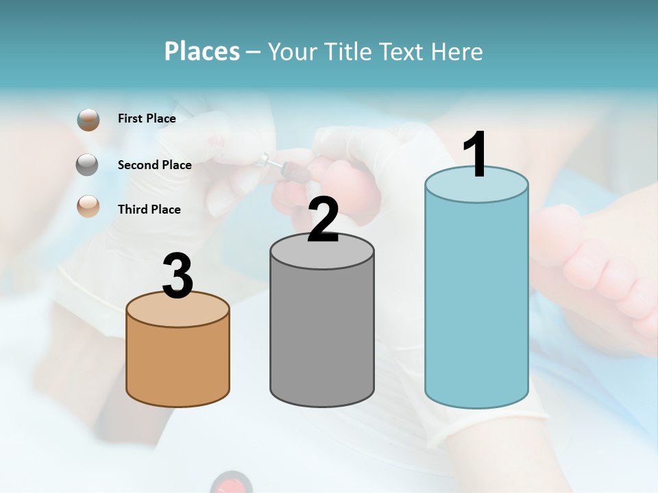 Peeling Pedicure Health PowerPoint Template