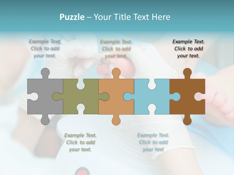 Peeling Pedicure Health PowerPoint Template