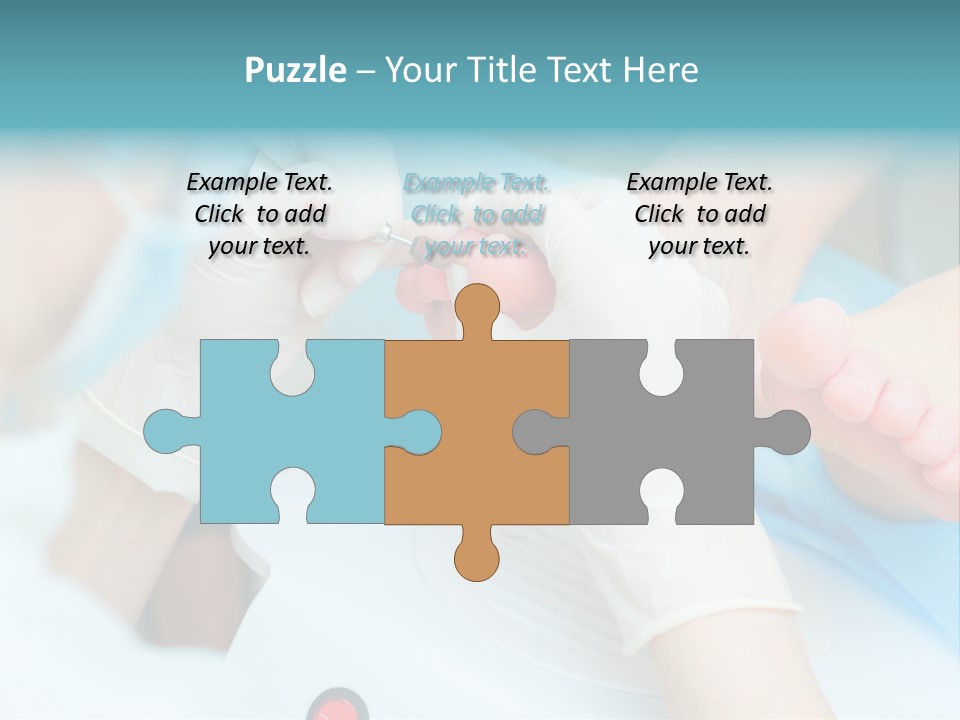 Peeling Pedicure Health PowerPoint Template