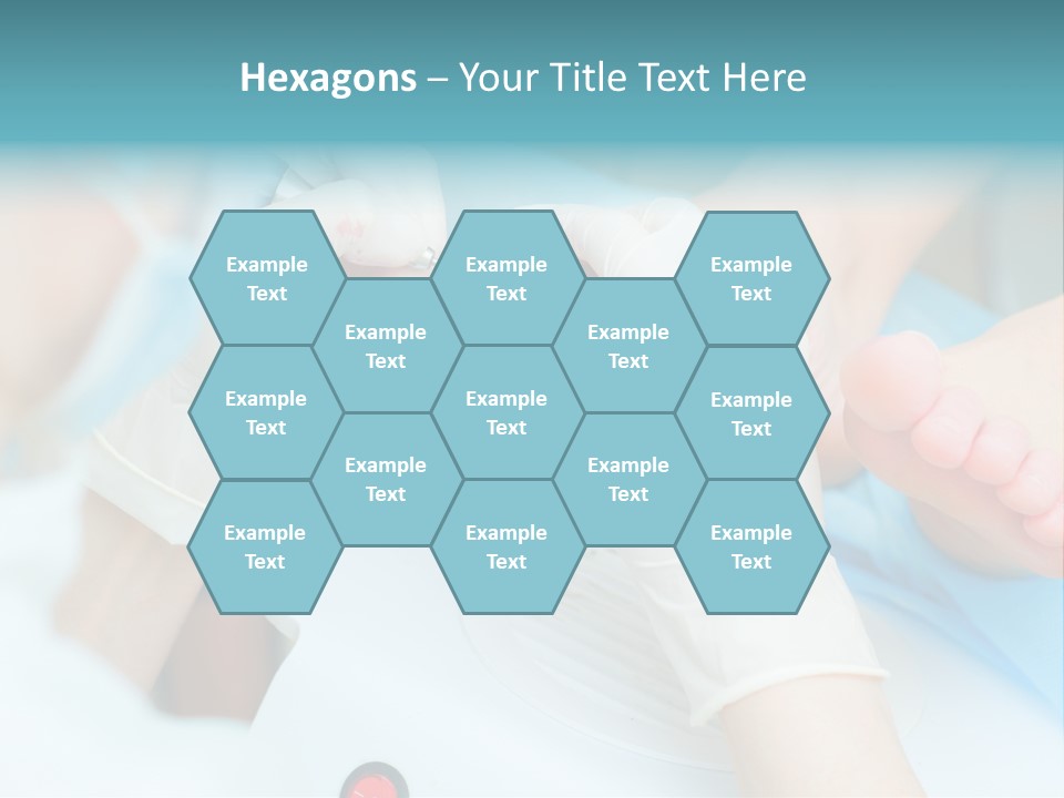 Peeling Pedicure Health PowerPoint Template