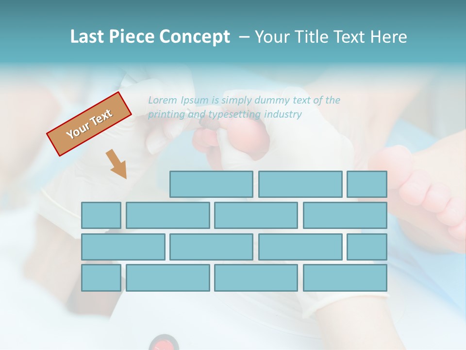 Peeling Pedicure Health PowerPoint Template