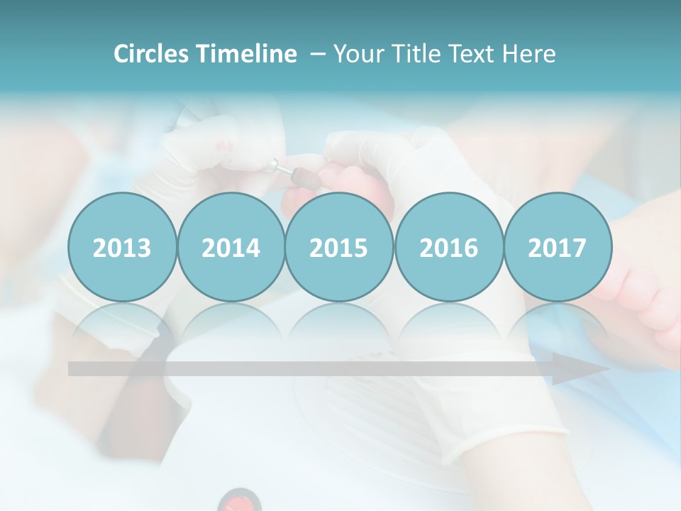 Peeling Pedicure Health PowerPoint Template