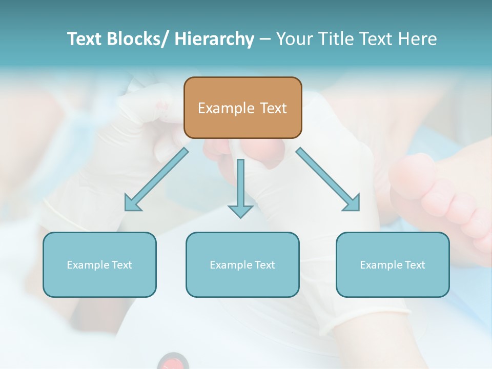 Peeling Pedicure Health PowerPoint Template