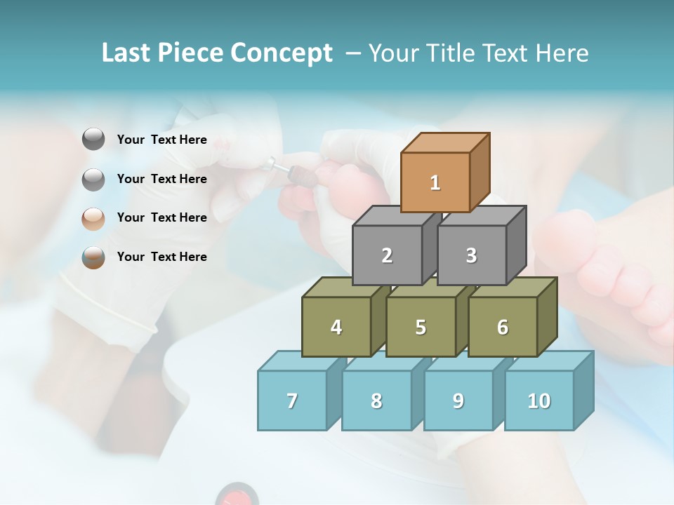 Peeling Pedicure Health PowerPoint Template