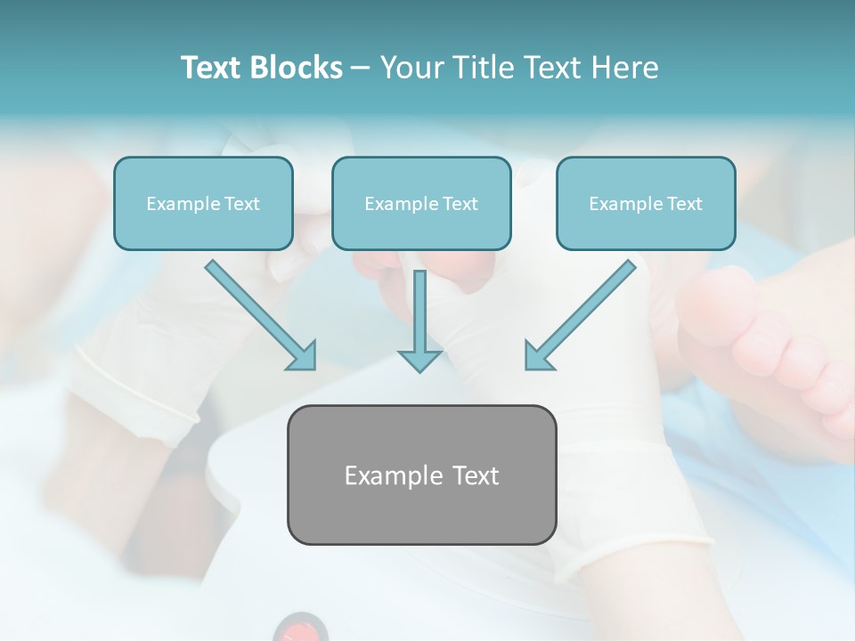 Peeling Pedicure Health PowerPoint Template