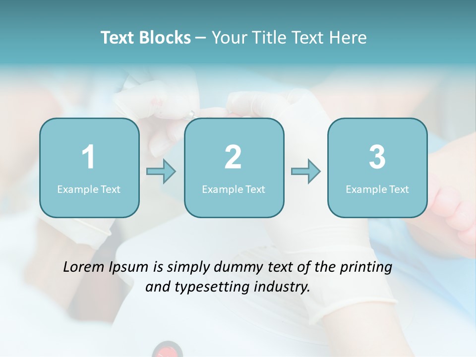 Peeling Pedicure Health PowerPoint Template