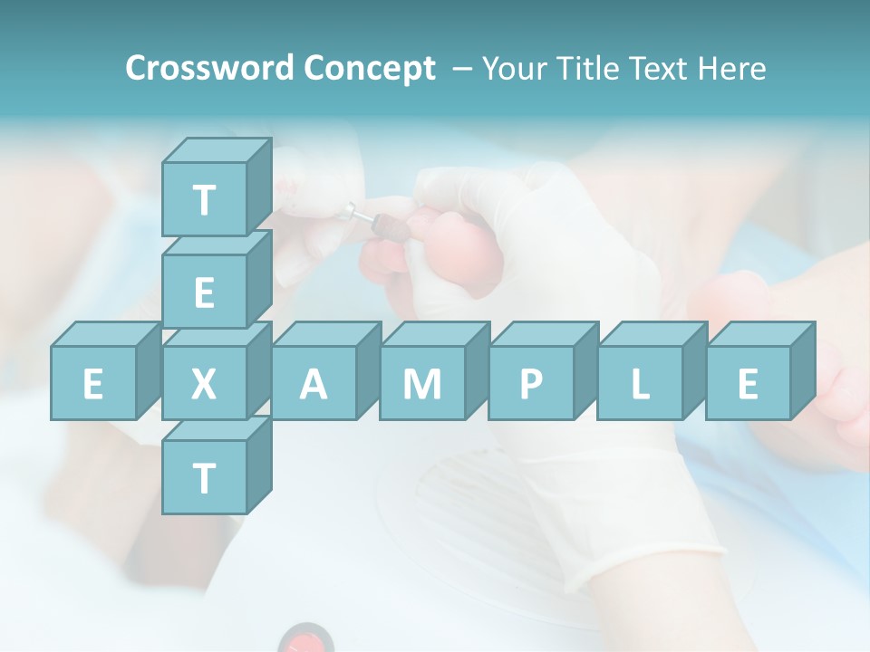 Peeling Pedicure Health PowerPoint Template