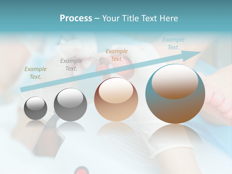 Peeling Pedicure Health PowerPoint Template