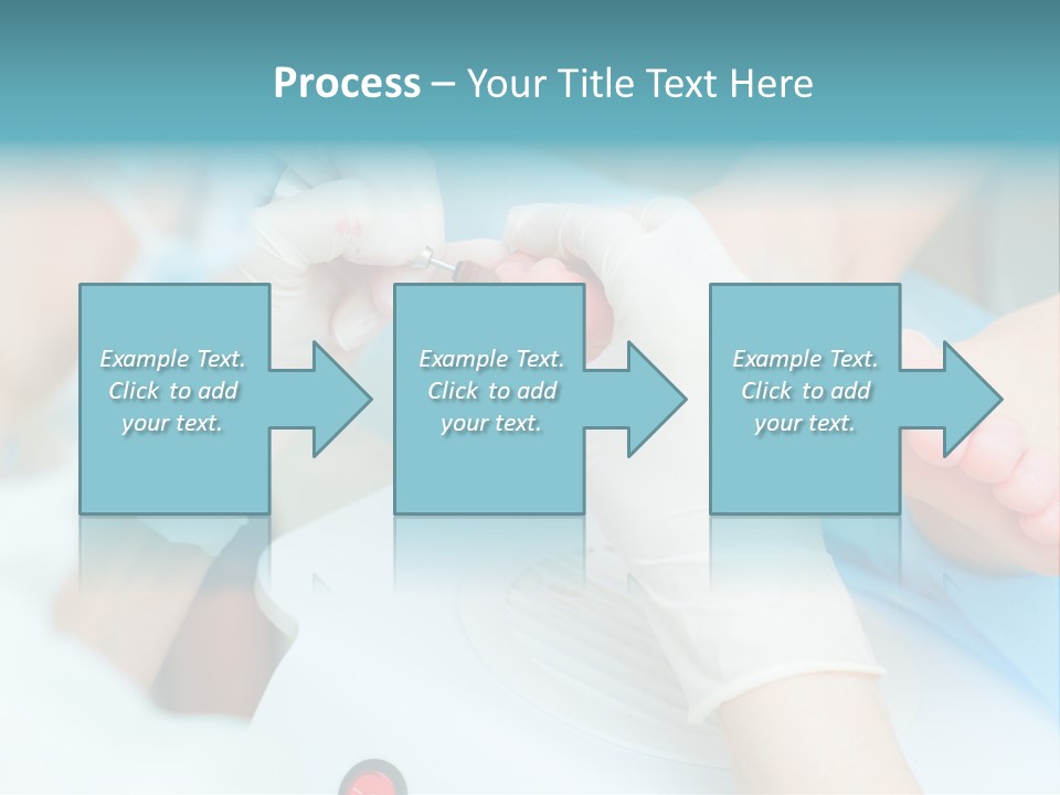 Peeling Pedicure Health PowerPoint Template