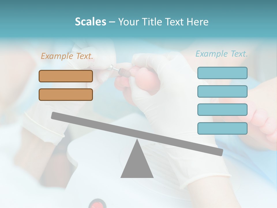 Peeling Pedicure Health PowerPoint Template