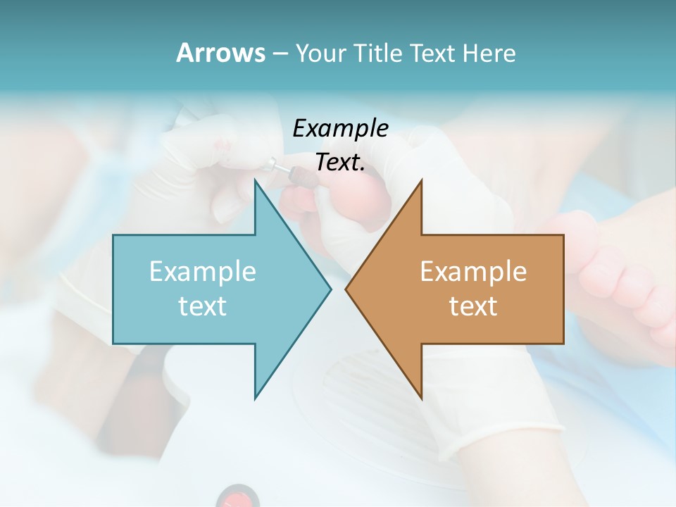 Peeling Pedicure Health PowerPoint Template