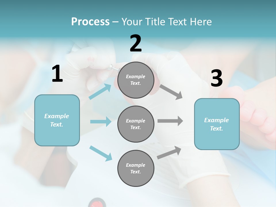 Peeling Pedicure Health PowerPoint Template