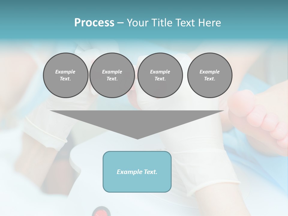 Peeling Pedicure Health PowerPoint Template