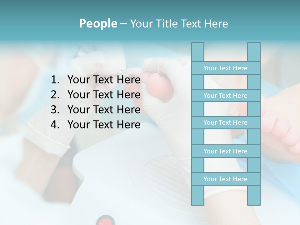 Peeling Pedicure Health PowerPoint Template