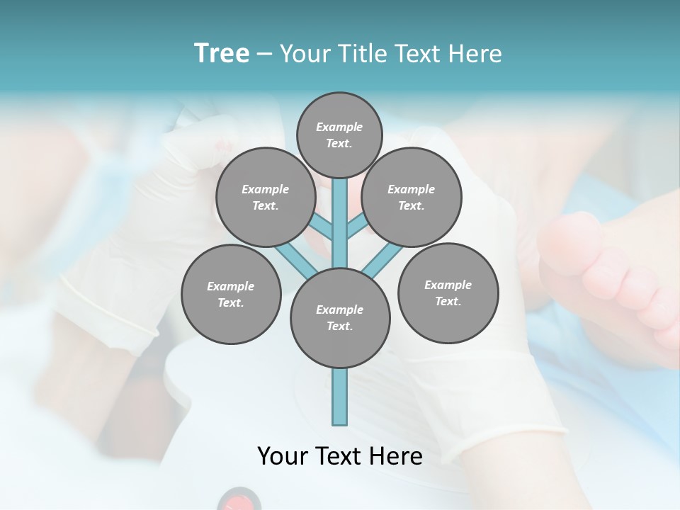 Peeling Pedicure Health PowerPoint Template