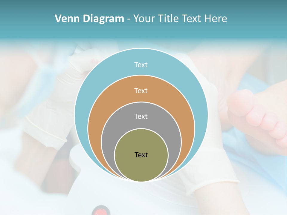 Peeling Pedicure Health PowerPoint Template