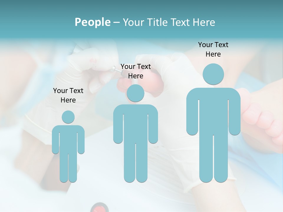 Peeling Pedicure Health PowerPoint Template