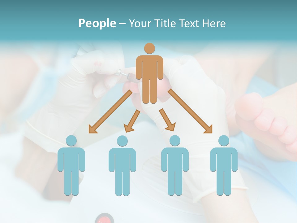 Peeling Pedicure Health PowerPoint Template
