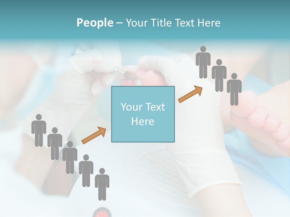 Peeling Pedicure Health PowerPoint Template