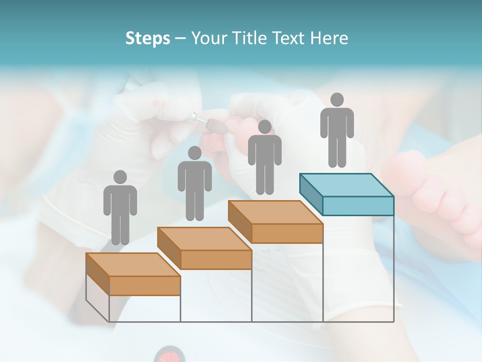 Peeling Pedicure Health PowerPoint Template