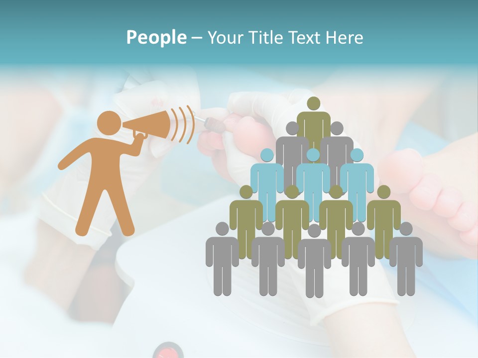 Peeling Pedicure Health PowerPoint Template