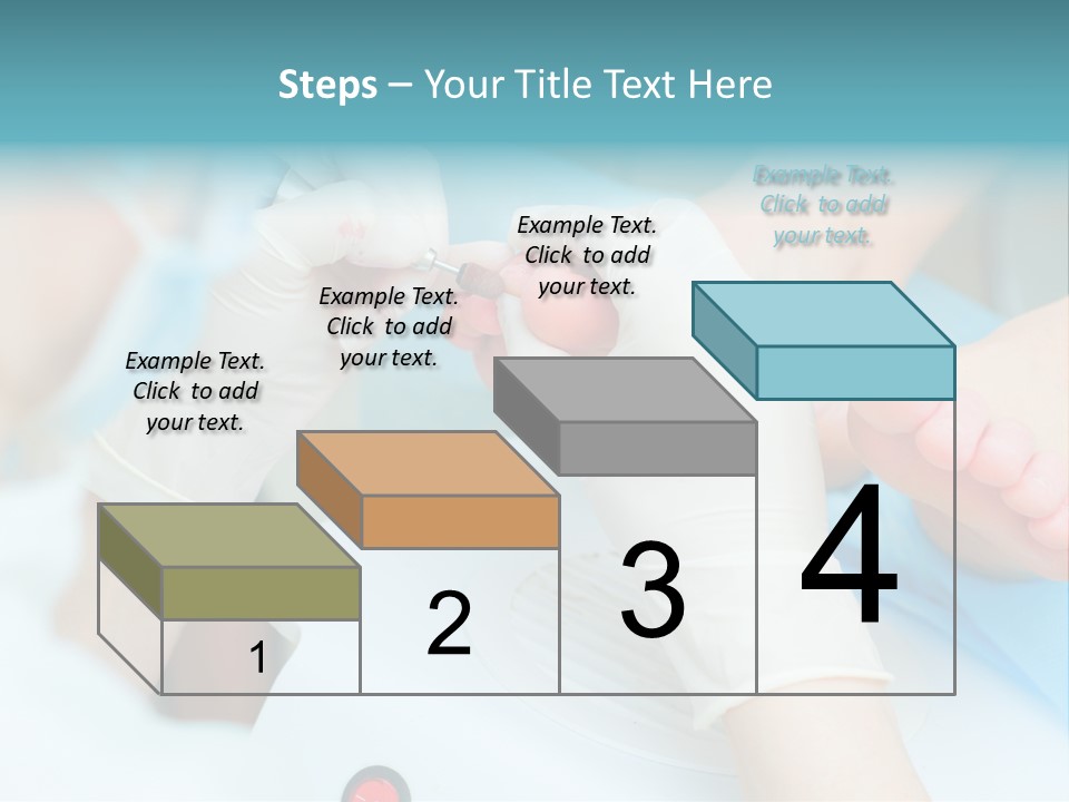 Peeling Pedicure Health PowerPoint Template