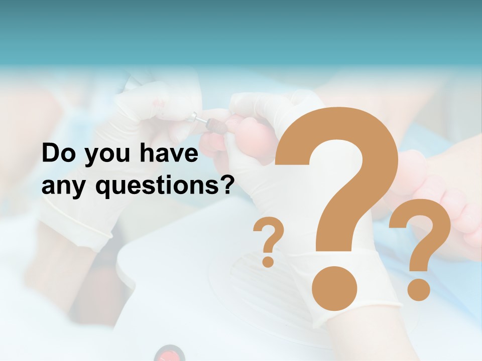 Peeling Pedicure Health PowerPoint Template