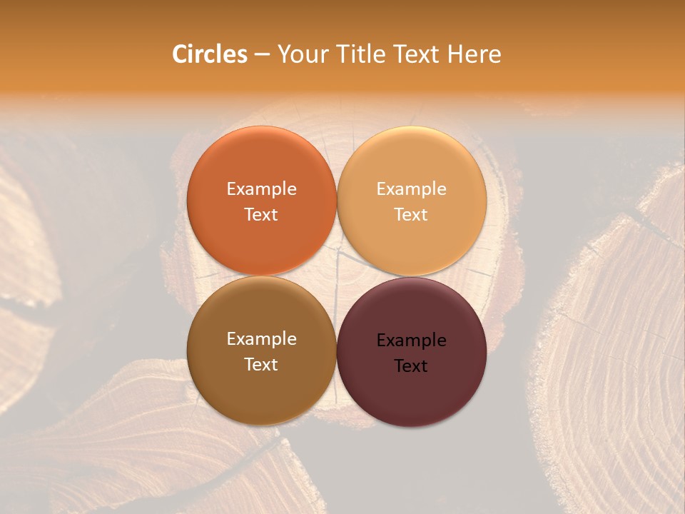 Saw Circle Cut PowerPoint Template