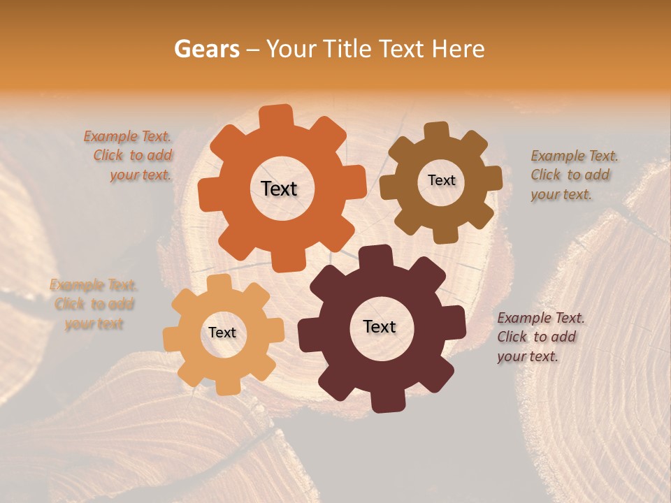Saw Circle Cut PowerPoint Template