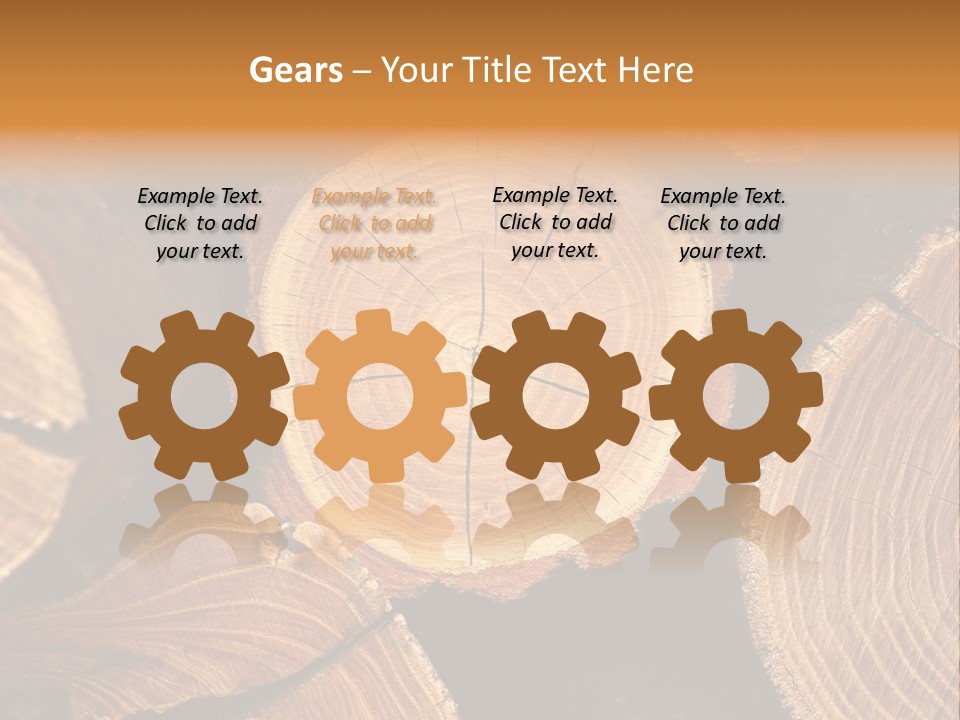 Saw Circle Cut PowerPoint Template