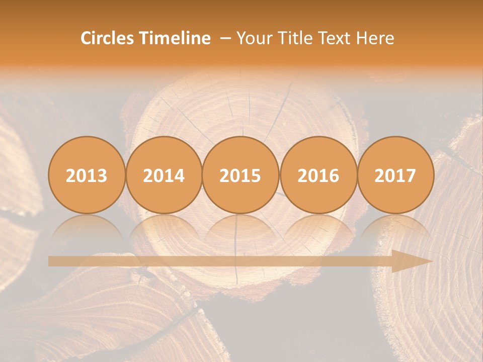 Saw Circle Cut PowerPoint Template