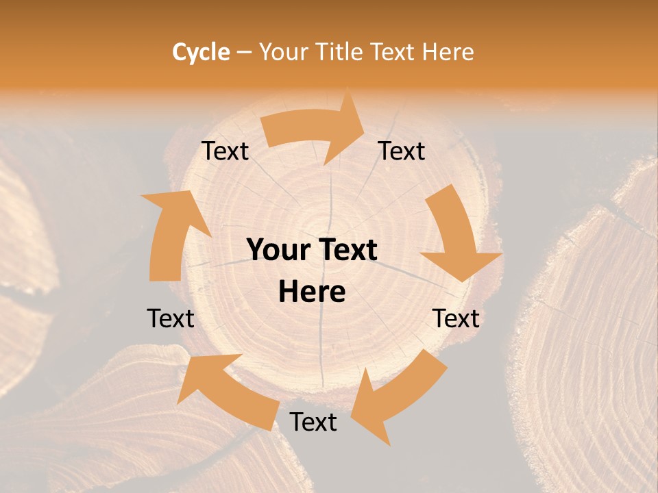 Saw Circle Cut PowerPoint Template